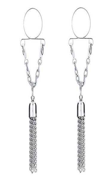 10pcs non pierced clip on nipple ring nipple jewelry fake nipple shield with tassel dangle adjustable body jewelry7779377, Silver
10pcs non pierced clip on nipple ring nipple jewelry fake nipple shield with tassel dangle adjustable body jewelry7779377, Silver