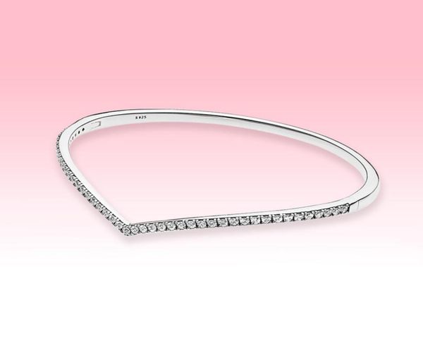 women wedding bracelet 935 sterling silver cz diamond jewelry for pandora sparkling wishbone bangle bracelets with original box1367536, Black
women wedding bracelet 935 sterling silver cz diamond jewelry for pandora sparkling wishbone bangle bracelets with original box1367536, Black