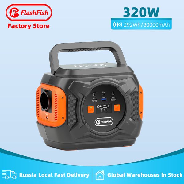 flashfish 320w 230v battery lithium fast charger rechargeable solar generator portable power station for outdoor camping
flashfish 320w 230v battery lithium fast charger rechargeable solar generator portable power station for outdoor camping