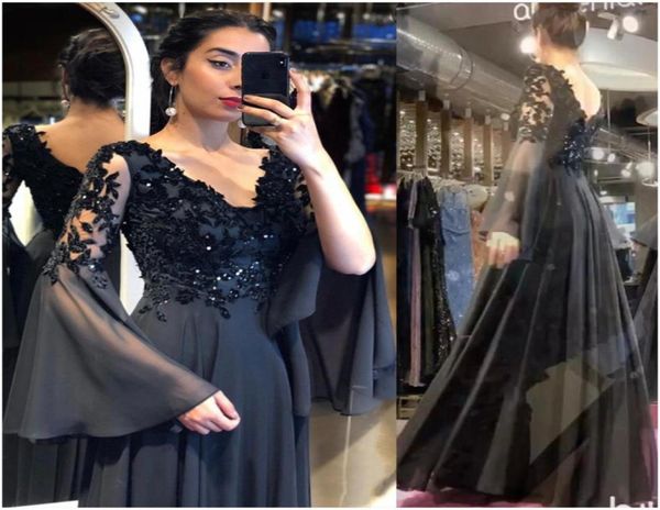 black elegant evening dress aline flare sleeve vneck lace appliques sequined backless floor length party prom gown 20214108942, Black;red
black elegant evening dress aline flare sleeve vneck lace appliques sequined backless floor length party prom gown 20214108942, Black;red