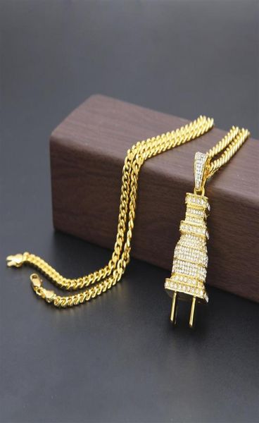 mens fashion hip hop necklace gold cuban link chain iced out plug pendant necklaces for men201f2825361, Silver
mens fashion hip hop necklace gold cuban link chain iced out plug pendant necklaces for men201f2825361, Silver