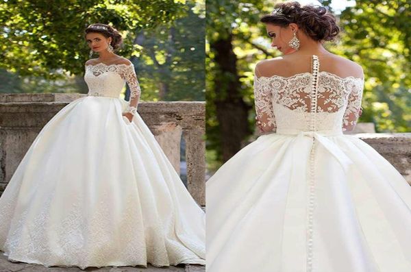 exquisite illusion milla nova sheer jewel long sleeve wedding dresses satin 2018 ball for western style a line bridal gown church 7184038, White
exquisite illusion milla nova sheer jewel long sleeve wedding dresses satin 2018 ball for western style a line bridal gown church 7184038, White