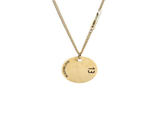 fashion jewelry men women round card charm pendant necklaces stainless steel design 70cm long chain trendy necklace for gifts4021312, Silver
fashion jewelry men women round card charm pendant necklaces stainless steel design 70cm long chain trendy necklace for gifts4021312, Silver