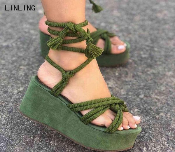 sandals 2022 new gladiator platform women sandals causal outdoor wedges heel open toe cross strap sandalias summer women039s sh9458685, Black
sandals 2022 new gladiator platform women sandals causal outdoor wedges heel open toe cross strap sandalias summer women039s sh9458685, Black