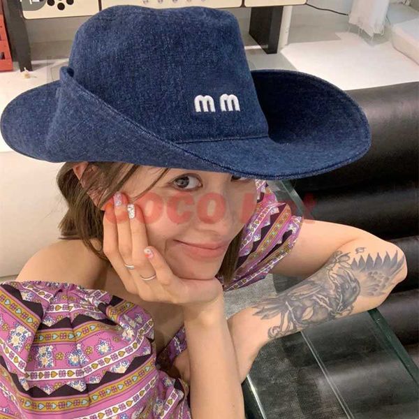 wide brim hats designer denim bucket hats fashion embroidery design letter fashion luxury fisherman hat women's retro casual outdoor su, Blue;gray
wide brim hats designer denim bucket hats fashion embroidery design letter fashion luxury fisherman hat women's retro casual outdoor su, Blue;gray