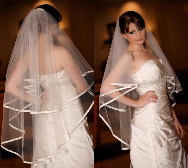 selling in stock two layers white ivory wedding bridal veils with sparkling ribbon edge tulle romantic veil wedding accessorie7212509, Black
selling in stock two layers white ivory wedding bridal veils with sparkling ribbon edge tulle romantic veil wedding accessorie7212509, Black