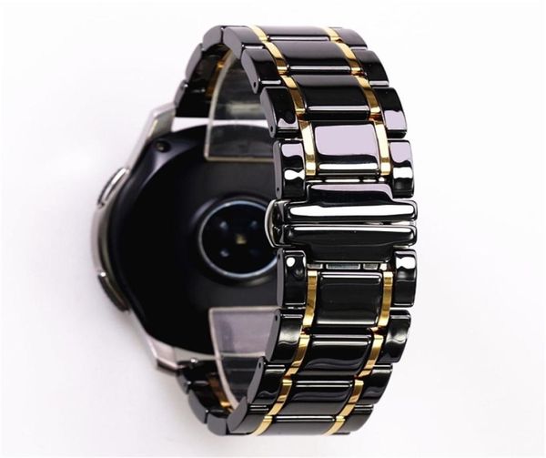 20mm 22mm luxury ceramic steel black strap for galaxy watch4 s3 amazfit gts watch band bracelet wristband belt 2206246255066, Black;brown
20mm 22mm luxury ceramic steel black strap for galaxy watch4 s3 amazfit gts watch band bracelet wristband belt 2206246255066, Black;brown