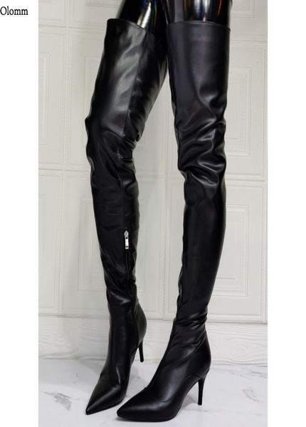 rontic 2021 handmade women winter thigh high boots stiletto heels pointed toe elegant black casual shoes women plus us size 5156490222
rontic 2021 handmade women winter thigh high boots stiletto heels pointed toe elegant black casual shoes women plus us size 5156490222