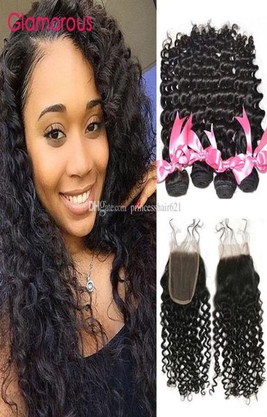 glamorous indian peruvian malaysian brazilian virgin human hair deep wave curly weave 4 bundles with closure lace closure with9332655, Black;brown
glamorous indian peruvian malaysian brazilian virgin human hair deep wave curly weave 4 bundles with closure lace closure with9332655, Black;brown