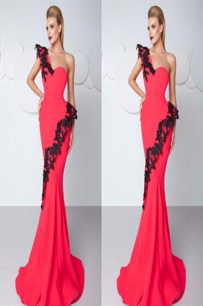 2018 red mermaid prom dresses one shoulder sweep train women evening gowns applique lace made in china elegant party gown4120890, Black
2018 red mermaid prom dresses one shoulder sweep train women evening gowns applique lace made in china elegant party gown4120890, Black