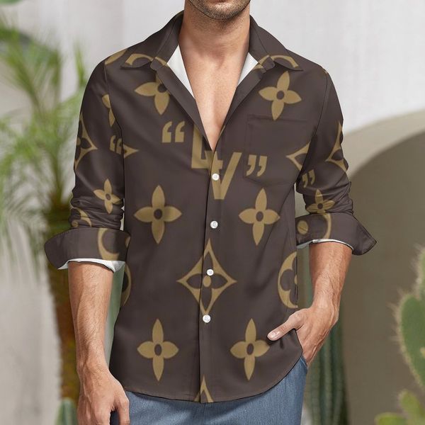 2023 luxurys designers mens dress shirts casual men long sleeve brand cotton shirt men plus size slim fit homme print long sleeve mens clot, White;black
2023 luxurys designers mens dress shirts casual men long sleeve brand cotton shirt men plus size slim fit homme print long sleeve mens clot, White;black
