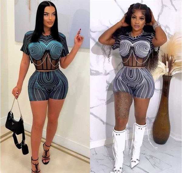 2023 women tracksuits two pieces set new 3d printing slim fit perspective chain large strap set nightclub wear, Gray
2023 women tracksuits two pieces set new 3d printing slim fit perspective chain large strap set nightclub wear, Gray