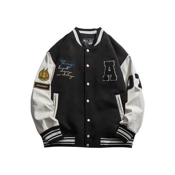 oversized baseball jacket with bear embroidery fashion loose fit letterman coat outerwear for couples men's jackets 1 e9wm, Black;brown
oversized baseball jacket with bear embroidery fashion loose fit letterman coat outerwear for couples men's jackets 1 e9wm, Black;brown