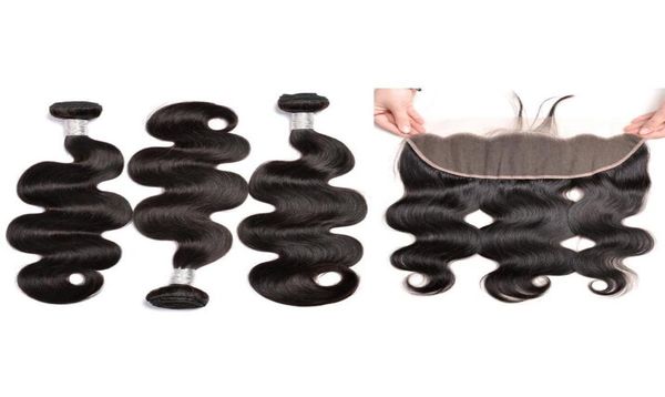 10a 100g unprocessed human hair weaves with lace frontal brazilian peruvian remy body hair extension bundles5469850, Black
10a 100g unprocessed human hair weaves with lace frontal brazilian peruvian remy body hair extension bundles5469850, Black