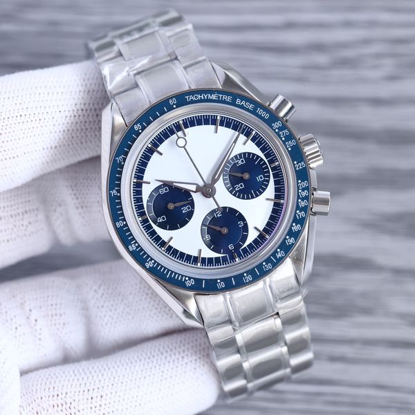 movement watches automatic mechanical panda color date display timing stainless steel strap 40mm men's fashion luxury watch for womens, Slivery;brown
movement watches automatic mechanical panda color date display timing stainless steel strap 40mm men's fashion luxury watch for womens, Slivery;brown