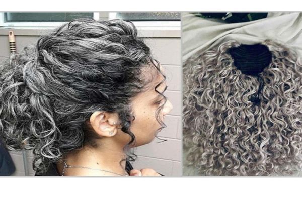 silver grey kinky curly ponytail hair extension salt and pepper natural wavy curl gray human hair pony tail hairpiece clip in 120g4644152, Black
silver grey kinky curly ponytail hair extension salt and pepper natural wavy curl gray human hair pony tail hairpiece clip in 120g4644152, Black