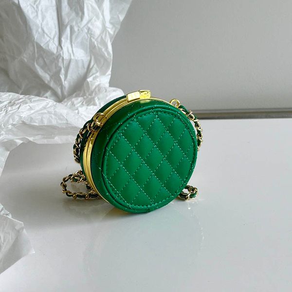 round cake retro patchwork green women cosmetic bag with mirror diamond lattice genuine leather versatile crossbody designer bag trend clutc
round cake retro patchwork green women cosmetic bag with mirror diamond lattice genuine leather versatile crossbody designer bag trend clutc