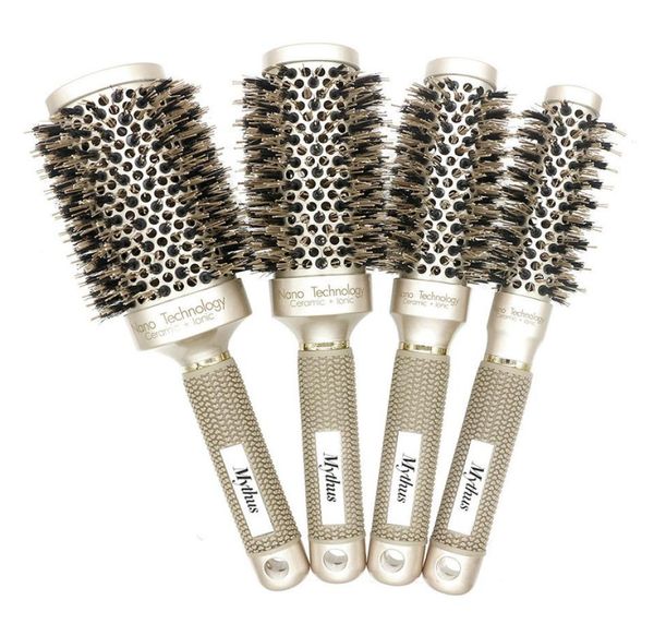 mythus professional nano technology ceramic ionic hair round brush boar bristle antistatic heat resistant hair curling brushes 2201267058, Silver
mythus professional nano technology ceramic ionic hair round brush boar bristle antistatic heat resistant hair curling brushes 2201267058, Silver