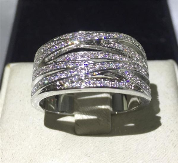 vecalon luxury jewelry pave set 150pcs simulate diamond cz wedding band ring for women 10kt white gold filled female finger ring386782205, Slivery;golden
vecalon luxury jewelry pave set 150pcs simulate diamond cz wedding band ring for women 10kt white gold filled female finger ring386782205, Slivery;golden