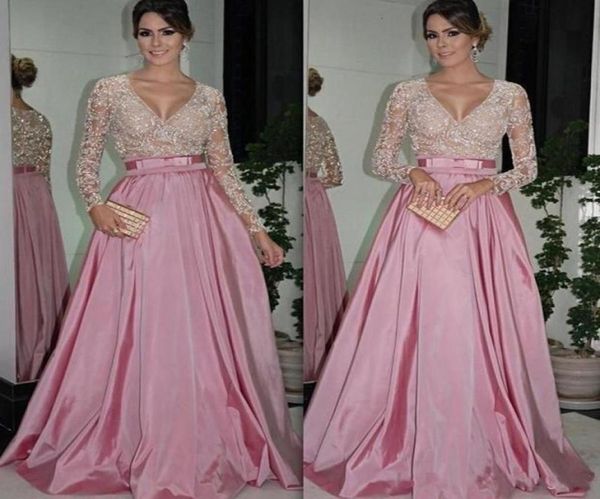 pink prom dresses long sleeves 2021 sparkly sequins lace applique satin ribbon floor length deep v neck custom made evening p1958190, Black
pink prom dresses long sleeves 2021 sparkly sequins lace applique satin ribbon floor length deep v neck custom made evening p1958190, Black
