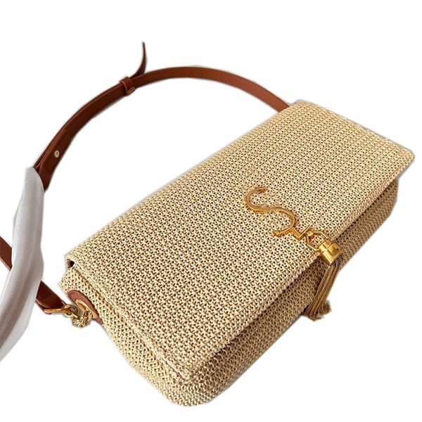 women designer straw beach woven flap bag with tassel gold letter metal hardware adjustable leather strap crossbody shoulder handbag luxury
women designer straw beach woven flap bag with tassel gold letter metal hardware adjustable leather strap crossbody shoulder handbag luxury