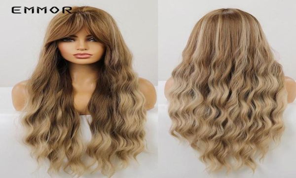 synthetic wigs emmor long body brown with blonde wave hair wig women039s heat resistant wavy bangs natural9497129, Black
synthetic wigs emmor long body brown with blonde wave hair wig women039s heat resistant wavy bangs natural9497129, Black