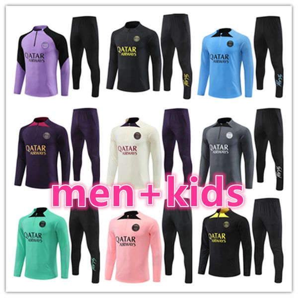 23 24 psgs messis tracksuit football jerseys training suit jersey soccer tuta maillot survetement foot futbol chandal jogging jacket 2022 20, Black
23 24 psgs messis tracksuit football jerseys training suit jersey soccer tuta maillot survetement foot futbol chandal jogging jacket 2022 20, Black