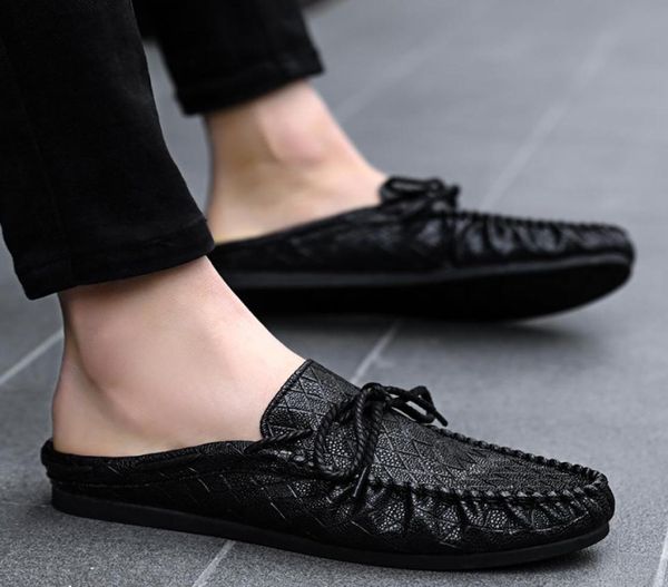 sandals summer men half drag beach sneakers lightweight breathable fashion baotou shoes driver slippers flats lazy casual3352034, Black
sandals summer men half drag beach sneakers lightweight breathable fashion baotou shoes driver slippers flats lazy casual3352034, Black