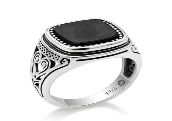 925 sterling silver men ring with suqare natural black stone carved design thai silver ring for women men turkish jewelry3616475, Golden;silver
925 sterling silver men ring with suqare natural black stone carved design thai silver ring for women men turkish jewelry3616475, Golden;silver
