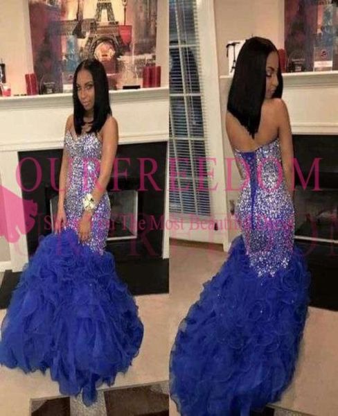 2019 black girls royal blue prom dresses sweetheart neck shining beaded crystal mermaid ruffles skirts lace up 2k 17 19 formal eve1985491
2019 black girls royal blue prom dresses sweetheart neck shining beaded crystal mermaid ruffles skirts lace up 2k 17 19 formal eve1985491