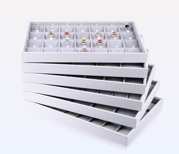 jewelry pouches bags oirlv luxury silver gray display tray earring ring pendant necklace holder showcase box organizer5678561, Pink;blue
jewelry pouches bags oirlv luxury silver gray display tray earring ring pendant necklace holder showcase box organizer5678561, Pink;blue