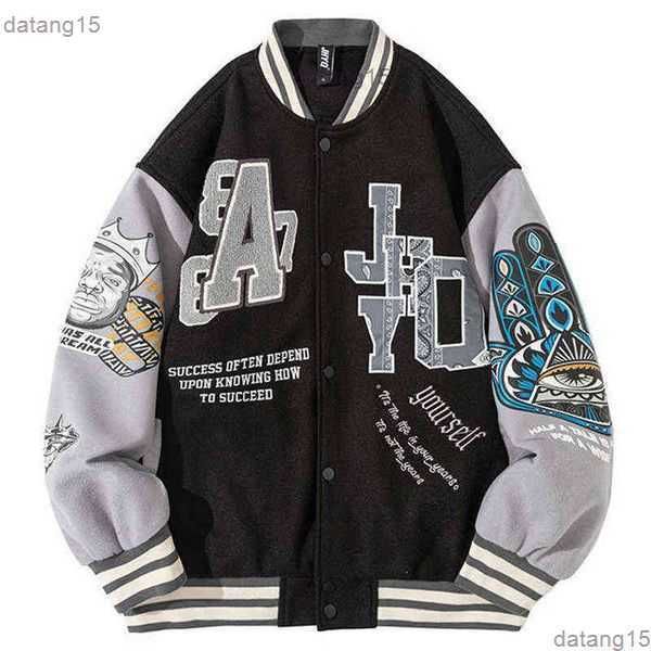 men women letter embroidery varsity jackets japanese thin oversized spring autumn baseball jacket coat hip hop harajuku college t220816 3 ae, Black;brown
men women letter embroidery varsity jackets japanese thin oversized spring autumn baseball jacket coat hip hop harajuku college t220816 3 ae, Black;brown