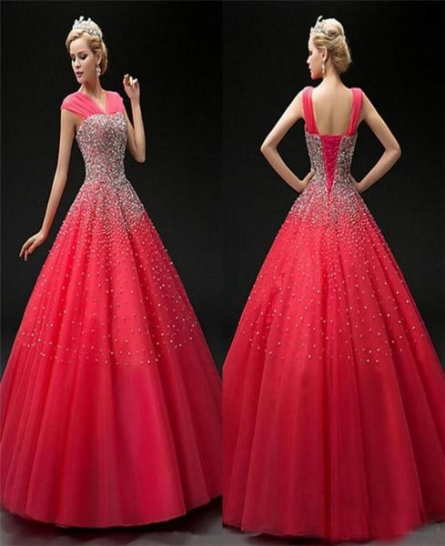 red hand beading sequins quinceanera dresses with straps ball gown sweet 16 dress vestido de festa laceup long tulle formal prom 1972873, Blue;red
red hand beading sequins quinceanera dresses with straps ball gown sweet 16 dress vestido de festa laceup long tulle formal prom 1972873, Blue;red