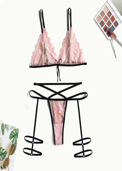 bandage lace women lingerie set perspective flower lace bra hollow out thong garter set women underwear exotische kleding4521053, Red;black
bandage lace women lingerie set perspective flower lace bra hollow out thong garter set women underwear exotische kleding4521053, Red;black