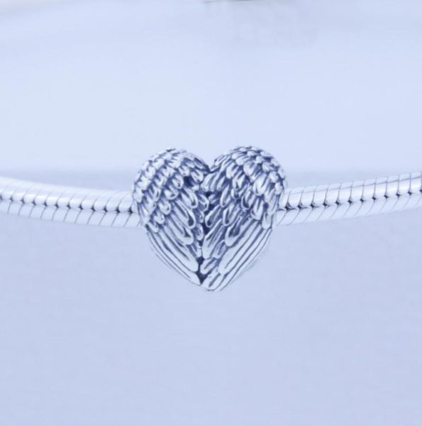 beads heart charm in sterling silver with angel wing details 100 925 sterling silver beads fits for pandora jewelry bracelets n3289674, Black
beads heart charm in sterling silver with angel wing details 100 925 sterling silver beads fits for pandora jewelry bracelets n3289674, Black
