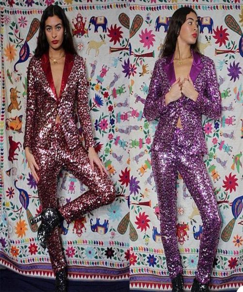 purple sequined mother of the bride pants suit women ladies glitter evening party tuxedos formal work wear for wedding 2 pcs8392390, Black;red
purple sequined mother of the bride pants suit women ladies glitter evening party tuxedos formal work wear for wedding 2 pcs8392390, Black;red