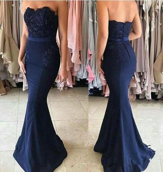 navy blue simple 2019 bridesmaid dresses sweetheart lace appliques beads pearls floor length mermaid prom party gowns3272574, Black
navy blue simple 2019 bridesmaid dresses sweetheart lace appliques beads pearls floor length mermaid prom party gowns3272574, Black