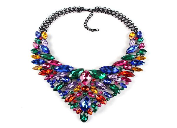 colorful gems big maxi necklaces for women fashion new luxury bridal statement jewelry collar choker necklaces pendants ce39541400244, Black
colorful gems big maxi necklaces for women fashion new luxury bridal statement jewelry collar choker necklaces pendants ce39541400244, Black
