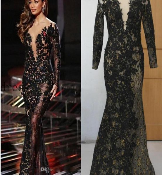 2016 celebrity evening dresses black applique with gold thread scoop 34 long sleeve mermaid sweep train prom dresses real picture8885541, Black;red
2016 celebrity evening dresses black applique with gold thread scoop 34 long sleeve mermaid sweep train prom dresses real picture8885541, Black;red