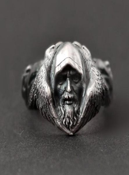 norse mythology odin raven silver rings mens viking wolf stainless steel ring scandinavian amulet jewelry3175494
norse mythology odin raven silver rings mens viking wolf stainless steel ring scandinavian amulet jewelry3175494