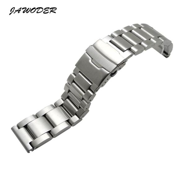 jawoder watchband 20 22 24 26mm men thick pure solid stainless steel brushed watch band strap deployment buckle bracelets9965658, Black;brown
jawoder watchband 20 22 24 26mm men thick pure solid stainless steel brushed watch band strap deployment buckle bracelets9965658, Black;brown