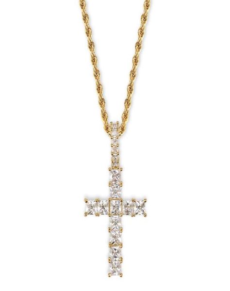 men women luxury bling square zircon necklaces hip hop cross necklaces vintage 18k gold rhodium plated copper cross necklaces4240205, Silver
men women luxury bling square zircon necklaces hip hop cross necklaces vintage 18k gold rhodium plated copper cross necklaces4240205, Silver
