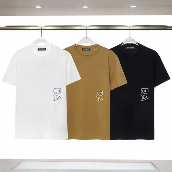 man shirt 2023 balma t-shirt summer fashion brand paris short sleeve t-shirt star same style men's and women's large cotton sweats, White;black
man shirt 2023 balma t-shirt summer fashion brand paris short sleeve t-shirt star same style men's and women's large cotton sweats, White;black