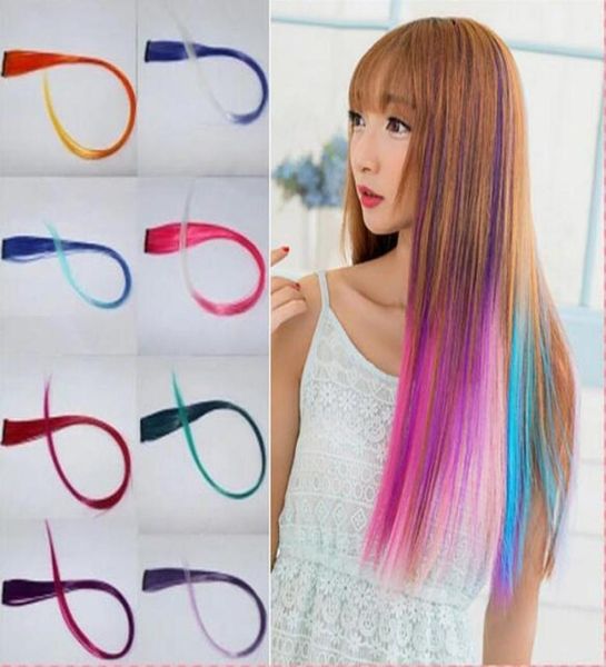 fashion women girls multicolor long straight synthetic clip in on ombre hair extensions 52cm colorful hair clip in 2342542, Black;brown
fashion women girls multicolor long straight synthetic clip in on ombre hair extensions 52cm colorful hair clip in 2342542, Black;brown