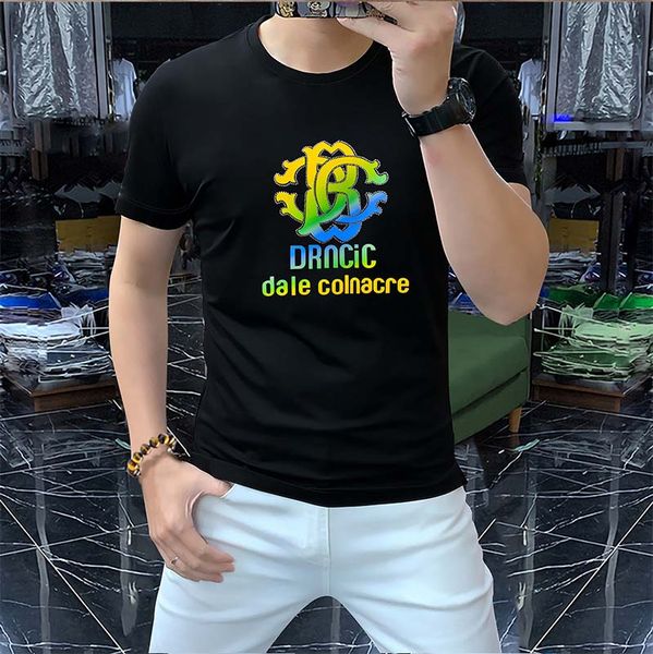 men's colorful letters t-shirt diamonds silk cotton 20223 new design round neck tees shirt comfortable man clothing m-4xl, White;black
men's colorful letters t-shirt diamonds silk cotton 20223 new design round neck tees shirt comfortable man clothing m-4xl, White;black