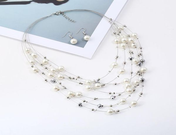 genuine freshwater multilayer pearl womanfashion natural choker necklace girls jewelry white bridal wedding gift e02 j1907221305628, Silver
genuine freshwater multilayer pearl womanfashion natural choker necklace girls jewelry white bridal wedding gift e02 j1907221305628, Silver