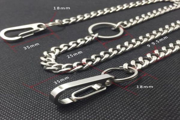 pure titanium personal defense chain punk pant decoration 600mm long anticorrosion with carabiner rings6530638
pure titanium personal defense chain punk pant decoration 600mm long anticorrosion with carabiner rings6530638