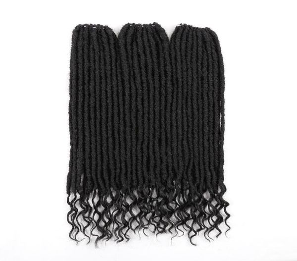 18 inch soft natural black kanekalon synthetic crochet soul goddess locs extensions with curly end braiding hair for women1292605
18 inch soft natural black kanekalon synthetic crochet soul goddess locs extensions with curly end braiding hair for women1292605