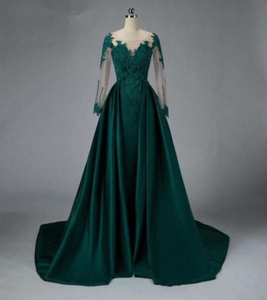 green satin mermaid evening dresses detachable train beads lace prom gowns side split long sleeves women formal dress prom with be5032921, Black;red
green satin mermaid evening dresses detachable train beads lace prom gowns side split long sleeves women formal dress prom with be5032921, Black;red