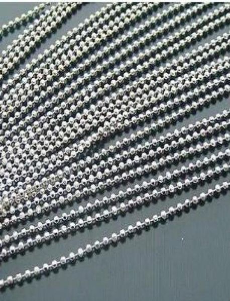 100pcs common dog tag ball chain necklaces 2 4mm55cm bead ball stainless bead chain tb1 8227378, Silver
100pcs common dog tag ball chain necklaces 2 4mm55cm bead ball stainless bead chain tb1 8227378, Silver